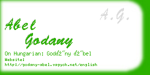 abel godany business card